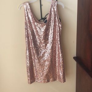 Sparkly beige Rue21 dress